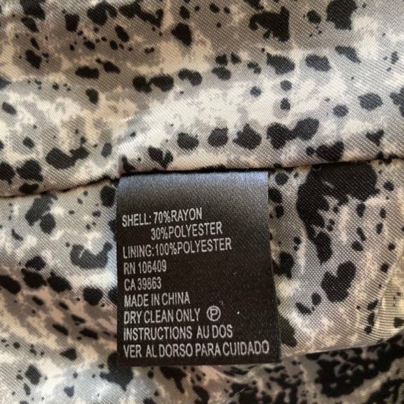 Tahari Arthur S. Levine Lined Blazer Suit Jacket Top Size 10 Petite - Gray - Picture 6 of 7